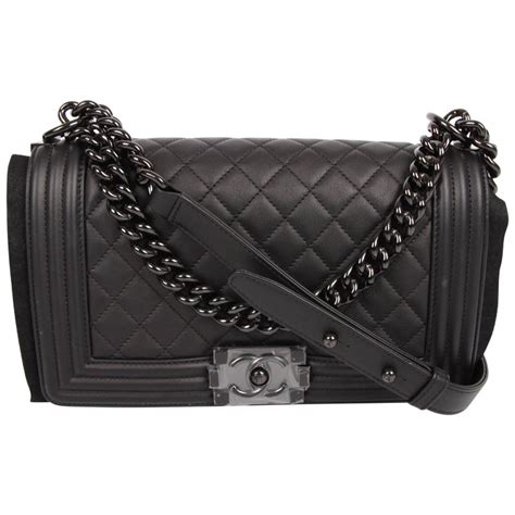 chanel boy medium so black|What I Wear on Repeat: My Chanel Boy Bag .